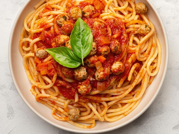 spaghetti bola bola ayam